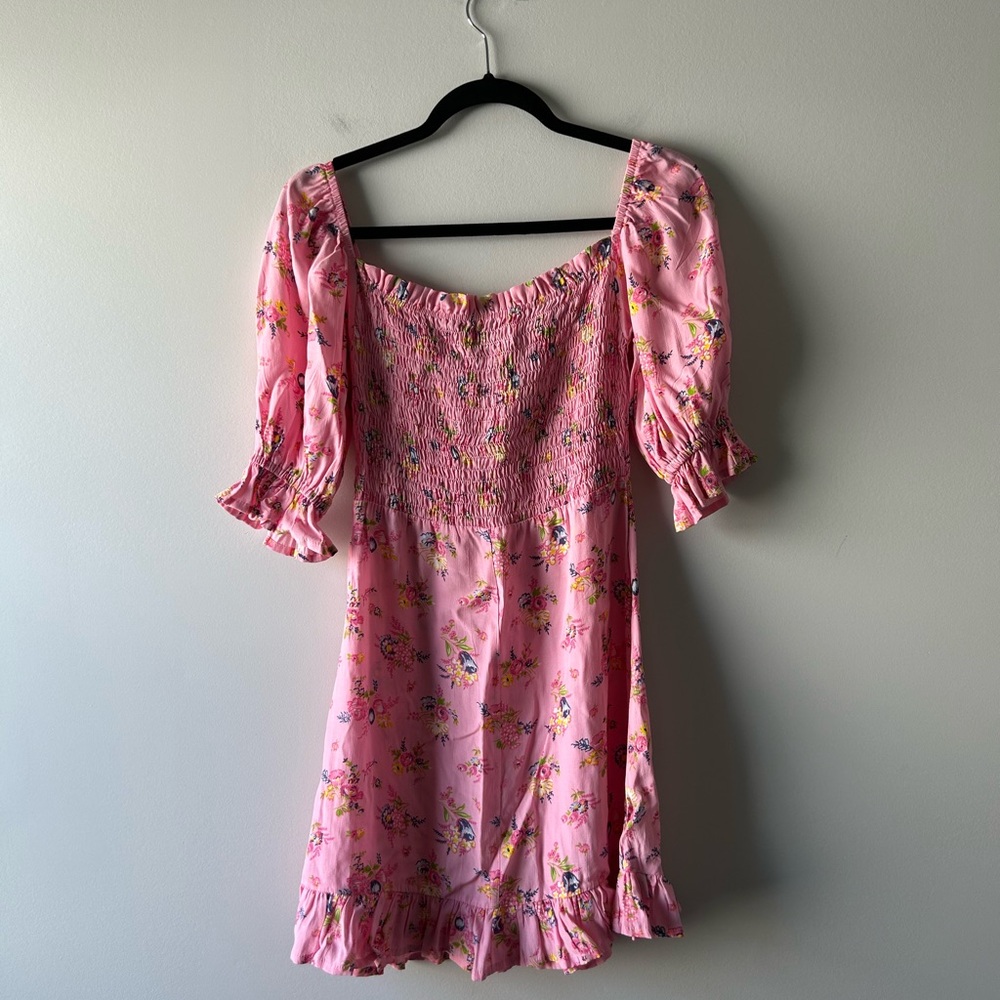 Faithful the Brand pink floral smocked dress - Picture 6 of 6